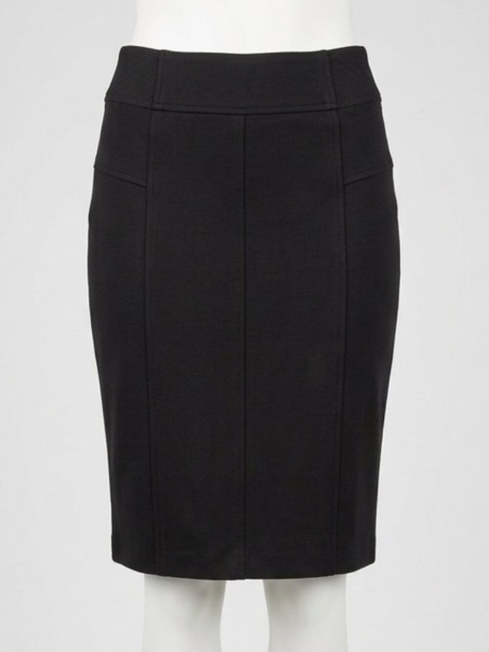 Chico's Black Pencil Skirt with Waist detailing 2.5 (size 14)